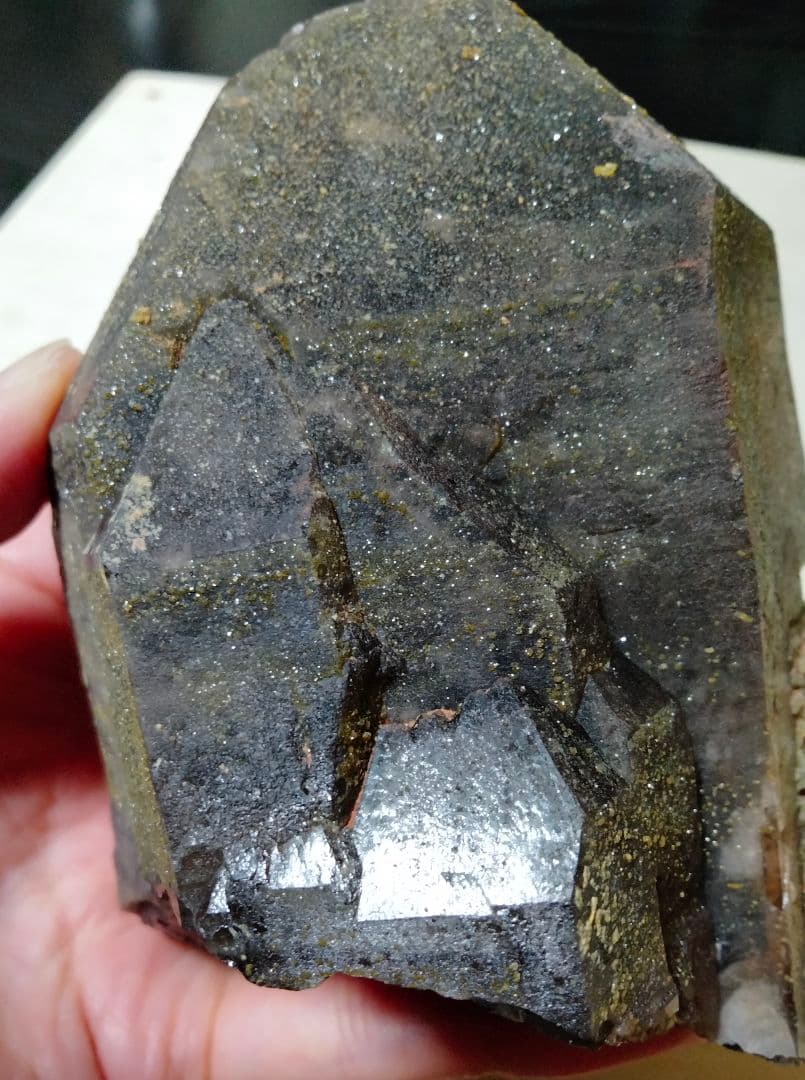 【純天然】★大サイズ★★魔除け・厄除け★ 863ｇモリオン 黒水晶 原石