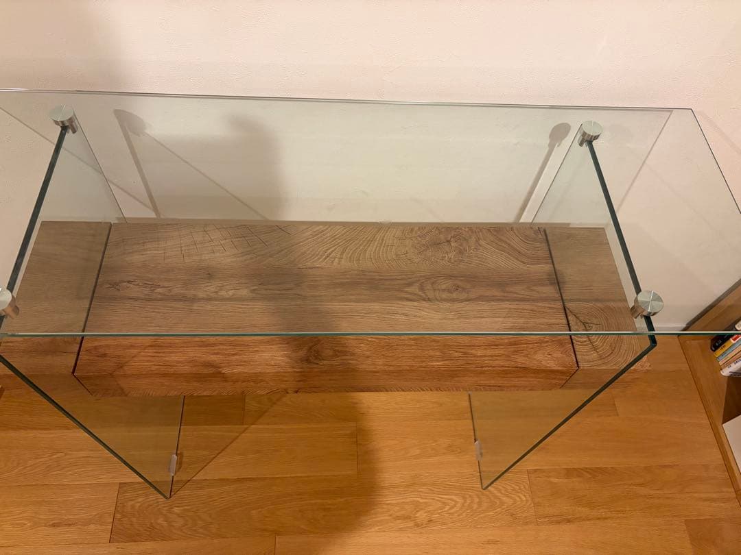 ※期間限定お値下げ※ コンソールテーブル(ガラス、木製) ロサンゼルス