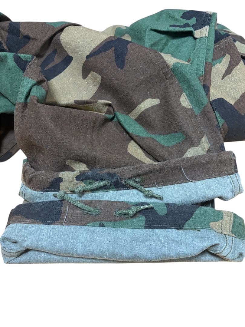 80s/実物米軍Mー65ウッドランドカモ/放出品