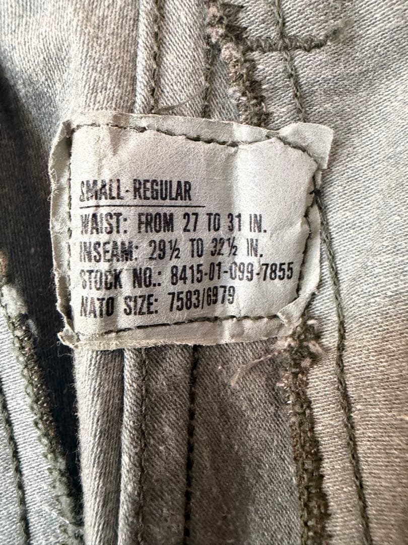 80s/実物米軍Mー65ウッドランドカモ/放出品