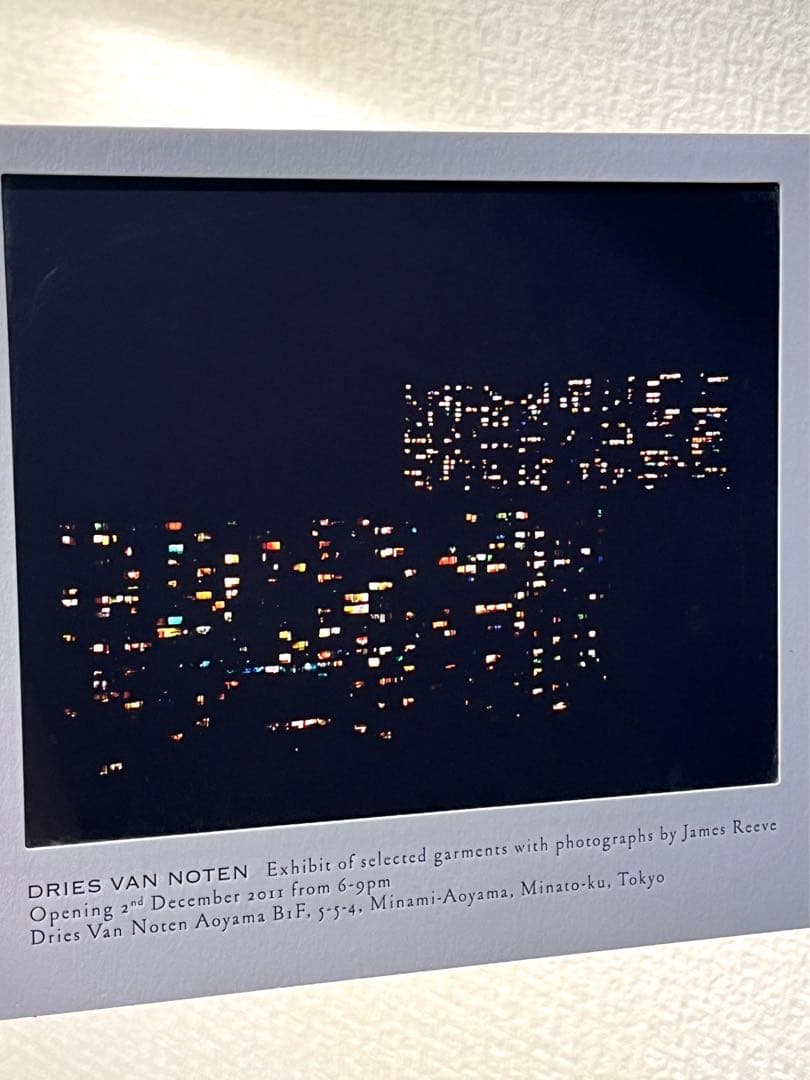 希少　dris van noten james reeve オリジナルプリント