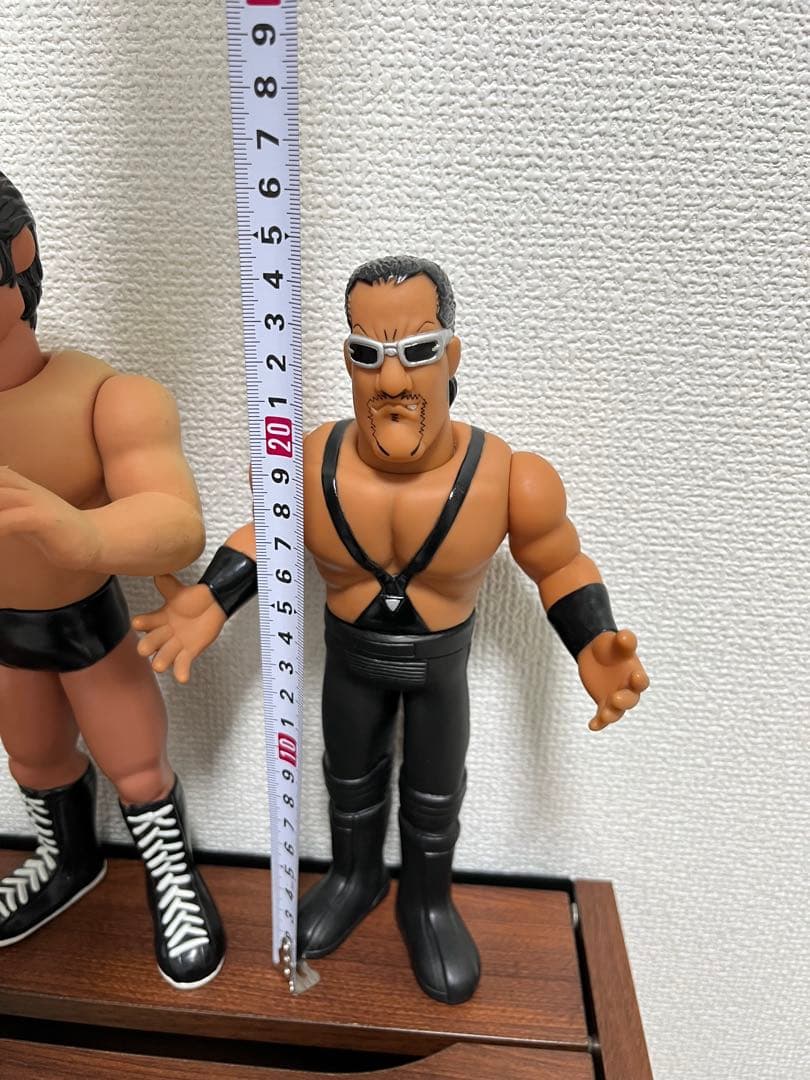 プロレスフィギュア 3体セット 猪木 武藤 蝶野 ビッグサイズ