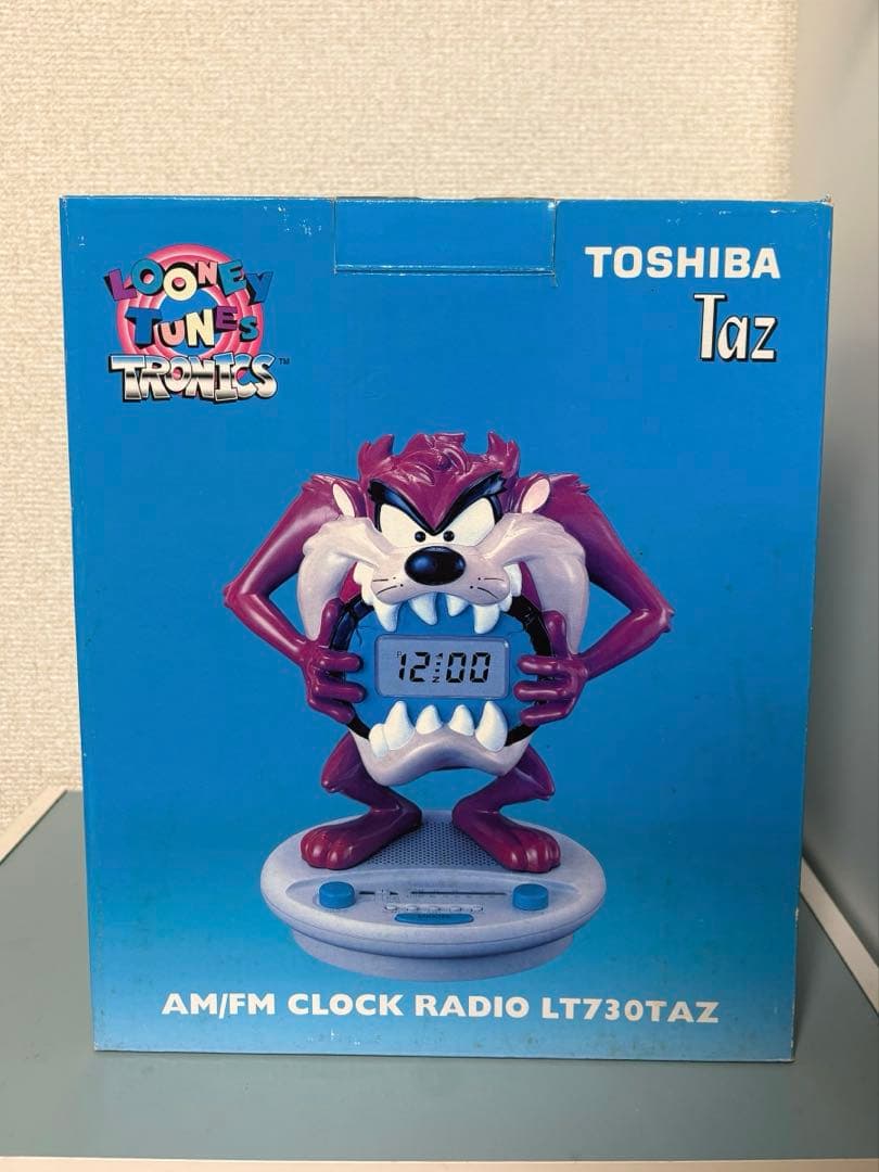 人気家具・インテリア - タズマニアンデビル AM/FMクロックラジオ