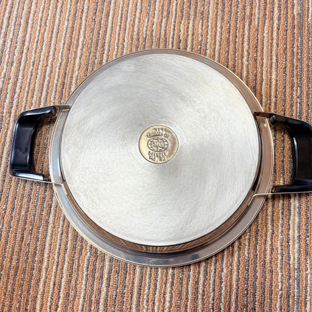 AMC グリドル　浅鍋　両手鍋　1.1L ステンレス鍋　フィスラー社