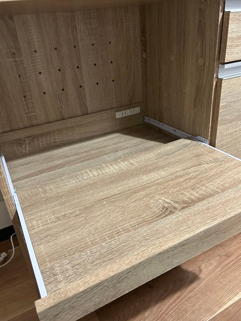 ぴっちゃん　キッチンカウンター 北欧風 118cm 収納 カウンター