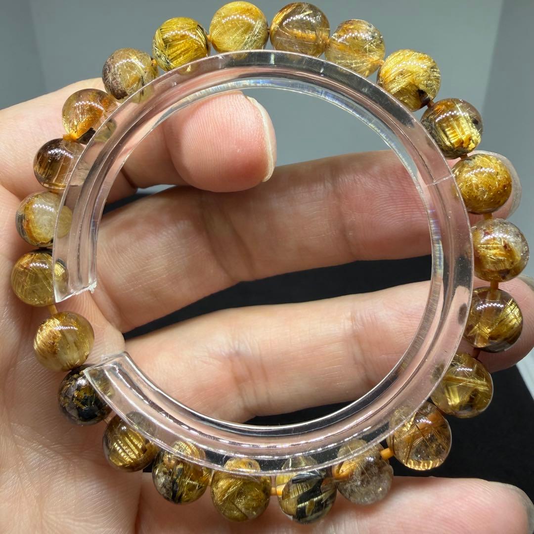 ■ハイクオリティz6804太陽放射ゴールド タイチン ルチル クォーツ 132■