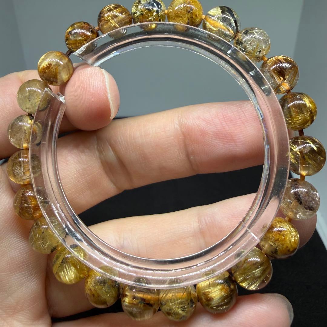 ■ハイクオリティz6804太陽放射ゴールド タイチン ルチル クォーツ 132■