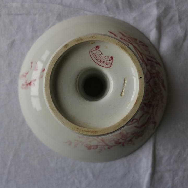 【レア】LONGCHAMPS コンポティエ　赤　ボタニカル