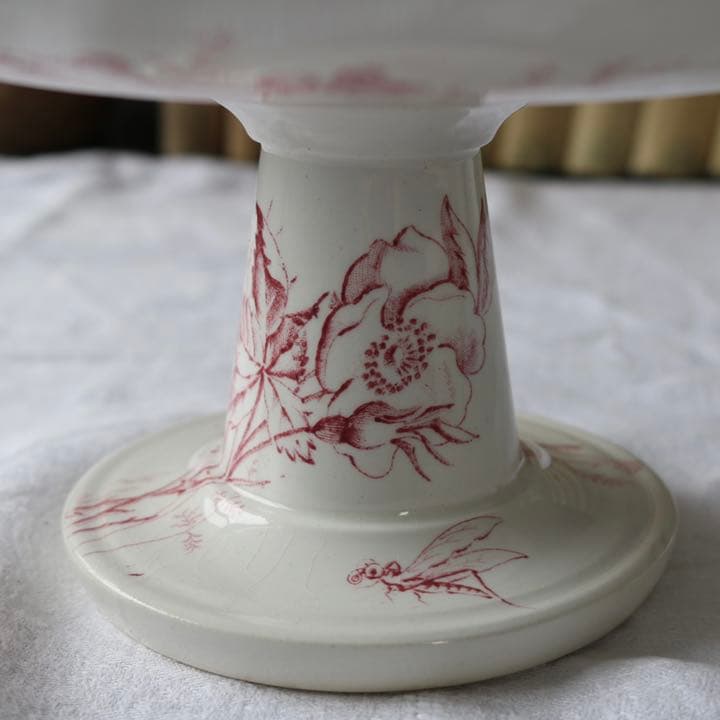 【レア】LONGCHAMPS コンポティエ　赤　ボタニカル