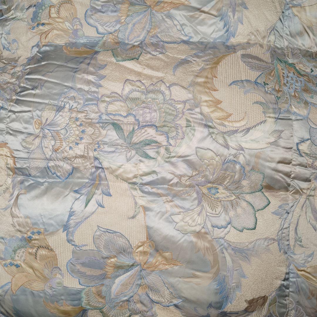 未使用 丸八真綿 Sowally. ホワイト グース ダウン 羽毛掛け布団 SL