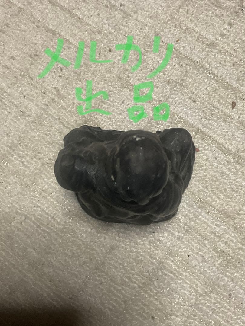 陶器製／清水の次郎長像。縁起物・歴史上人物。【箱無し　現状】