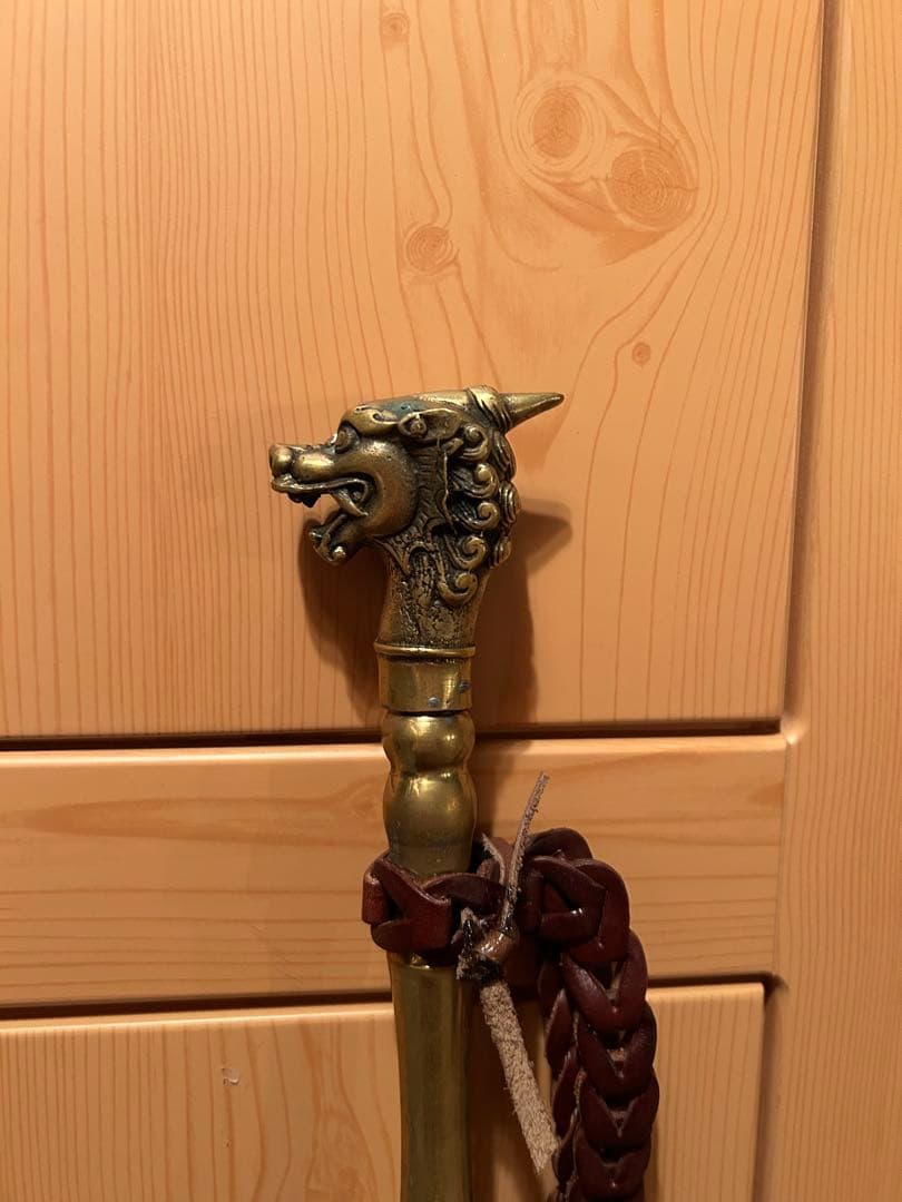 杖、ステッキ、真鍮製