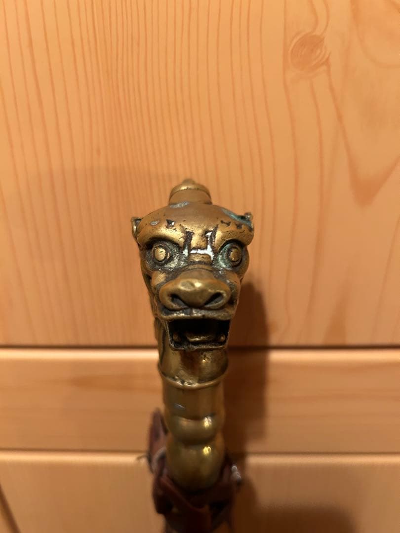 杖、ステッキ、真鍮製