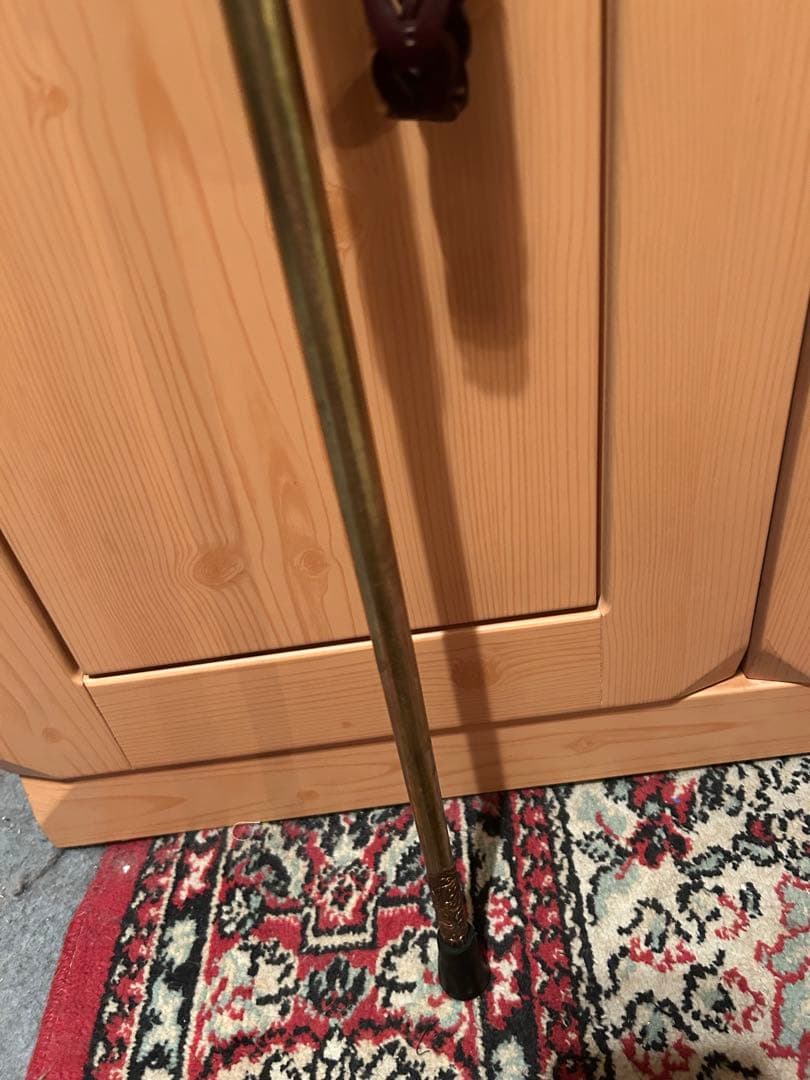 杖、ステッキ、真鍮製