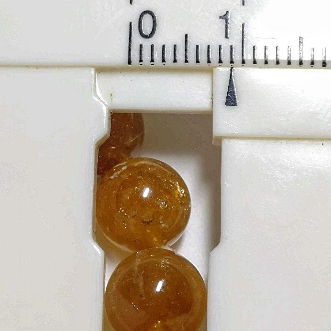 ★ゴールデントルマリン 9ミリ珠 ブレスレットC(SA)