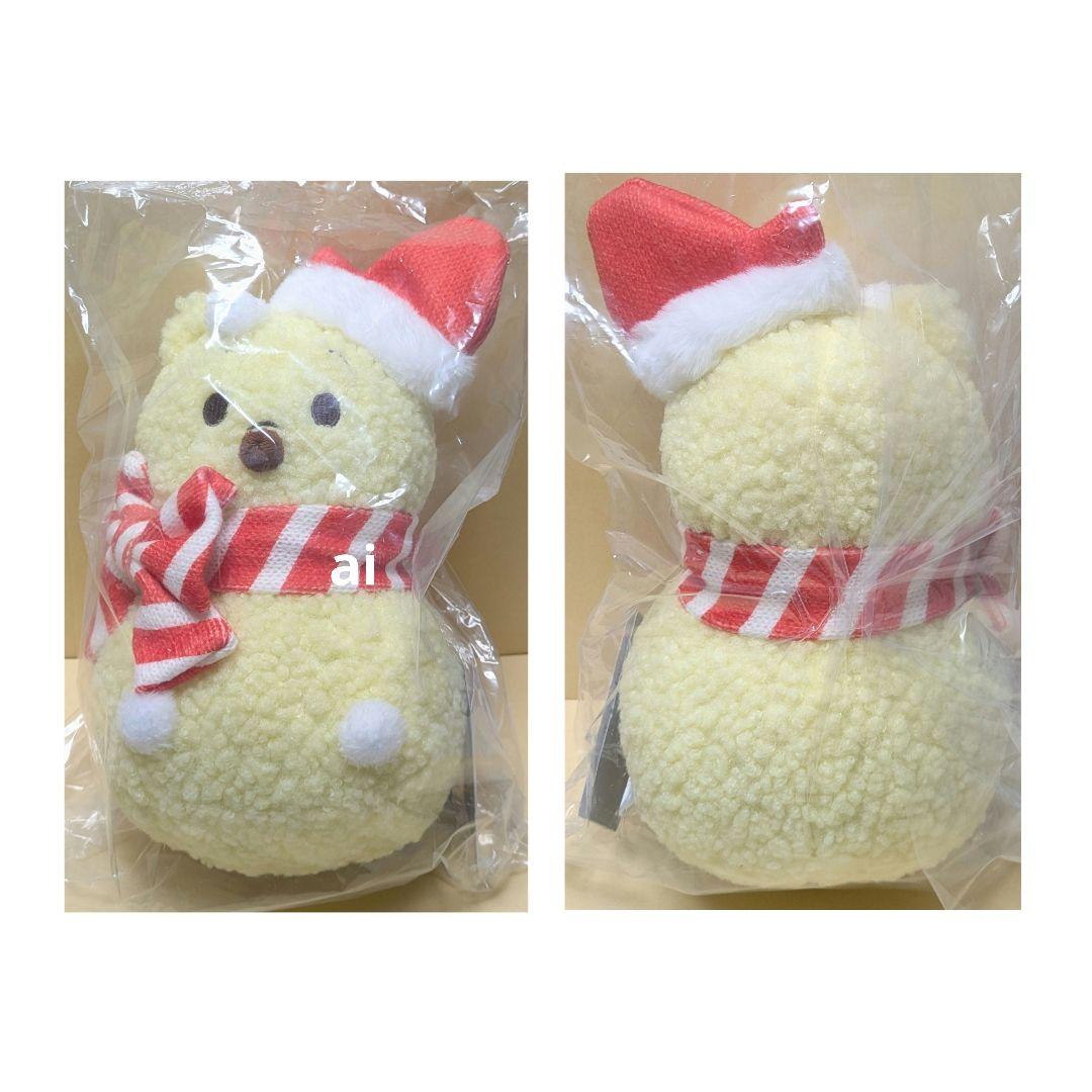 新品]ディズニーストア プーさん ぬいぐるみ ゆきだるま クリスマス