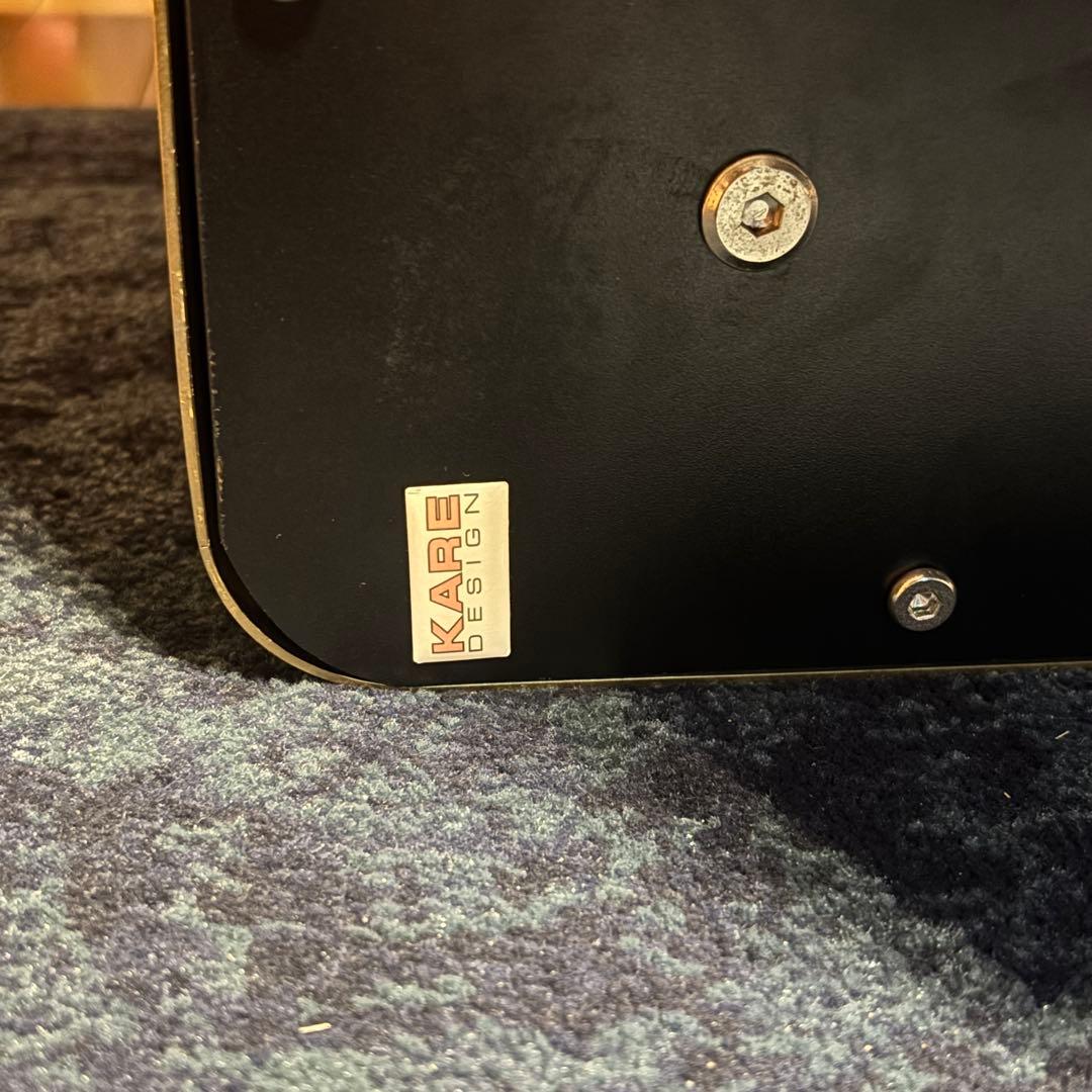 カレ kare コーヒーテーブル ボストン 80cm ゴールド ブラウン