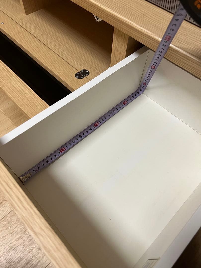 ニトリ　木製テレビ台 モダンデザイン 収納付き