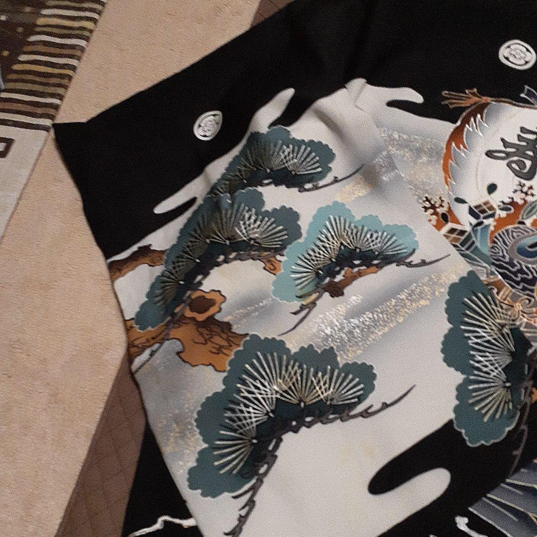 羽織、袴、長襦袢、草履正絹　七歳