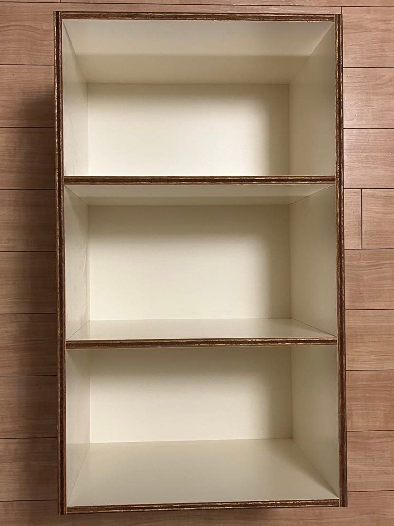 D&DEPARTMENT LAUAN SHELVES 3列（ホワイト）