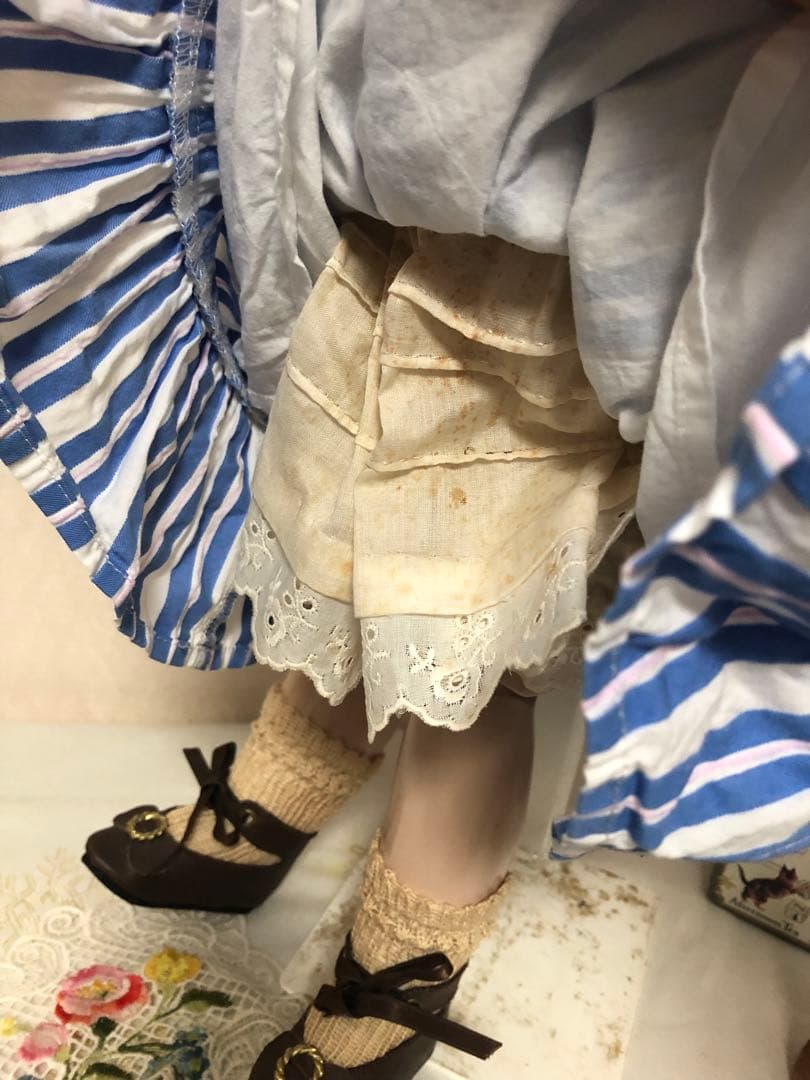 ビスクドール ブリュ ストライプワンピース