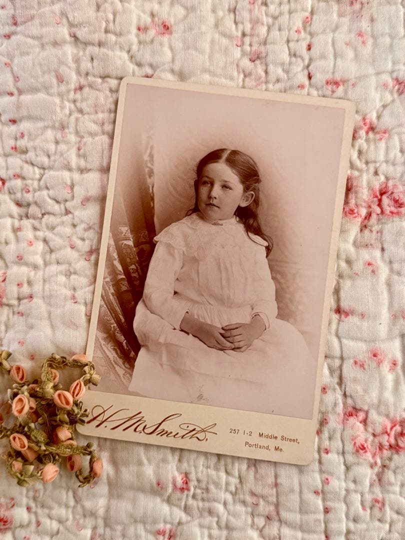 アンティーク カルト・ド・ヴィジットキャビネットサイズアンティーク