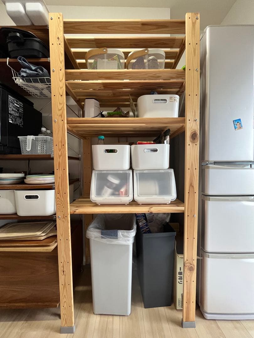 IKEA HEJNE ヘイネ　木製オープンシェルフ 収納棚