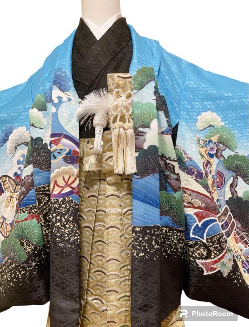 【中古品】5歳用 七五三 祝い着