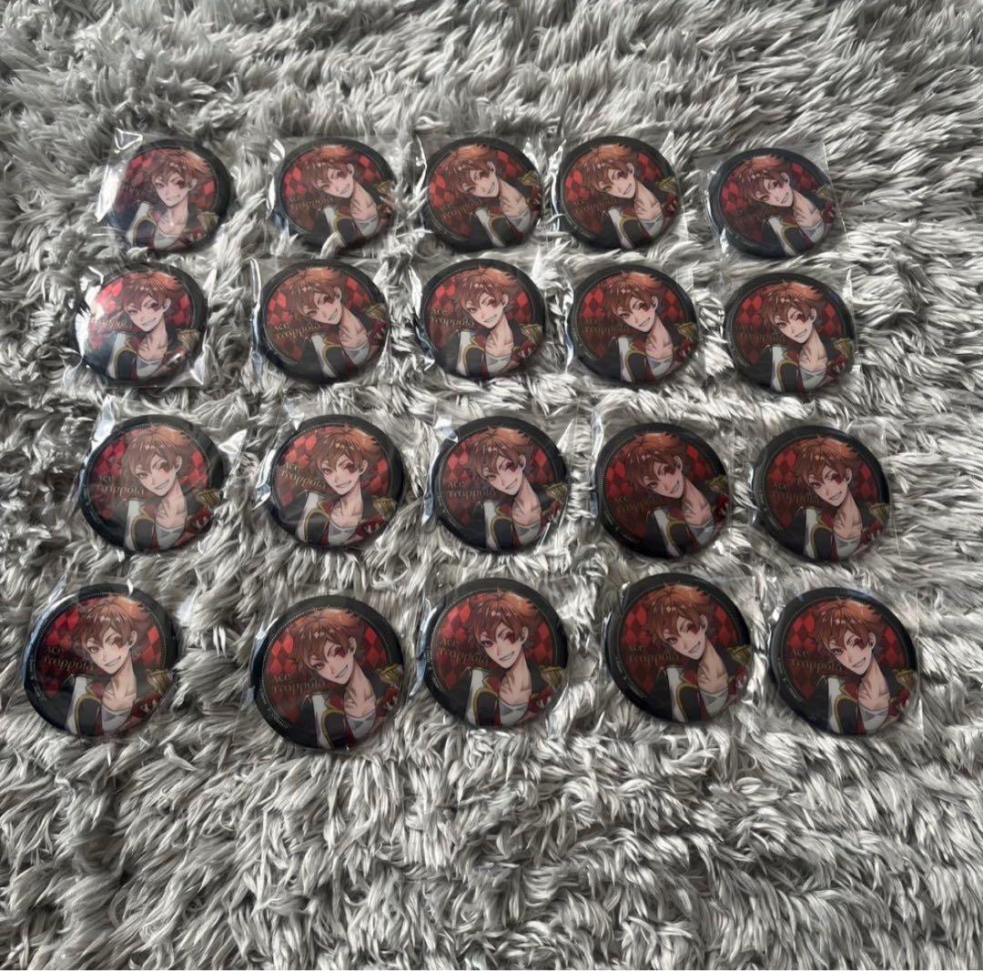 ツイステ エース カプ缶 寮服 缶バッジ ツイステッドワンダーランド