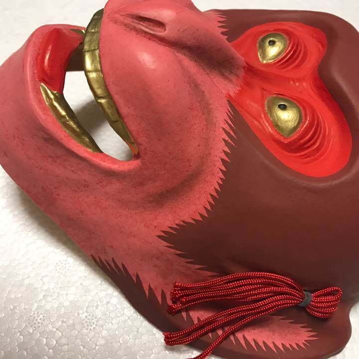 津屋崎土人形/魔除け猿面