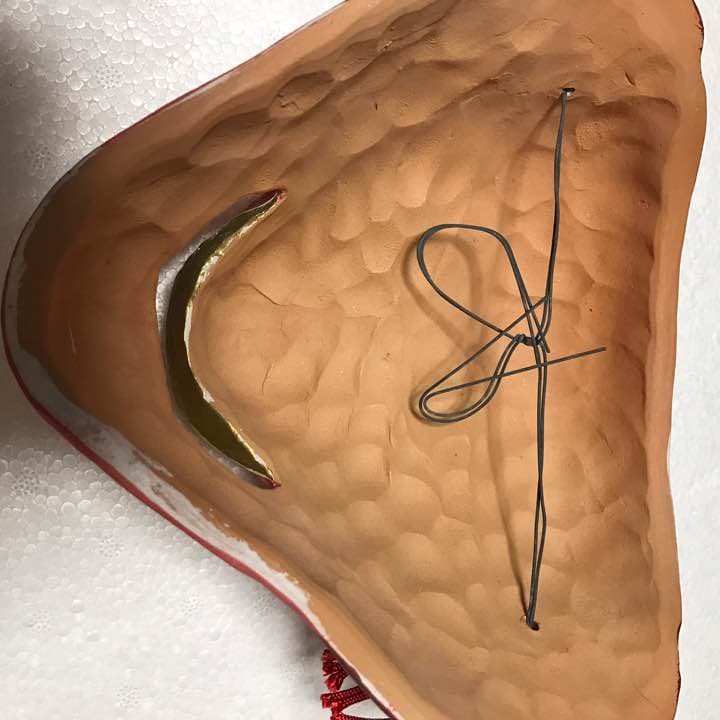 津屋崎土人形/魔除け猿面