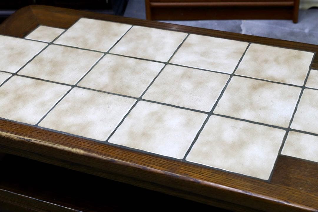 GMIK497○オランダ ダッチカントリースタイル タイルトップ センターテー