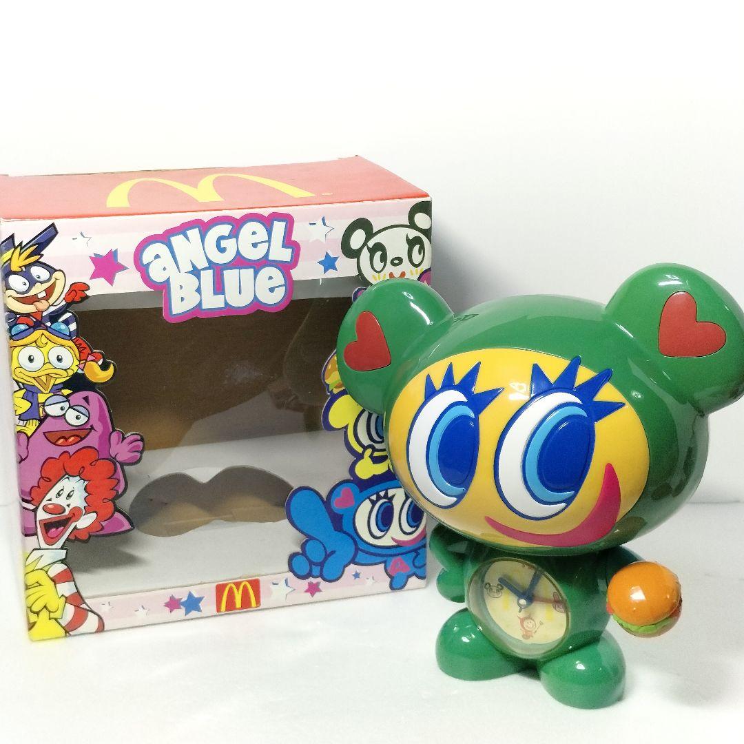 当時物 エンジェルブルー ×マクドナルド コラボ限定 目覚まし時計