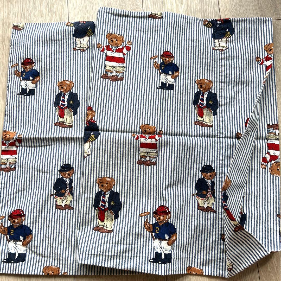 ラルフローレン３点セット　シングル 掛け布団カバー、ベットカバー、ピローカバー