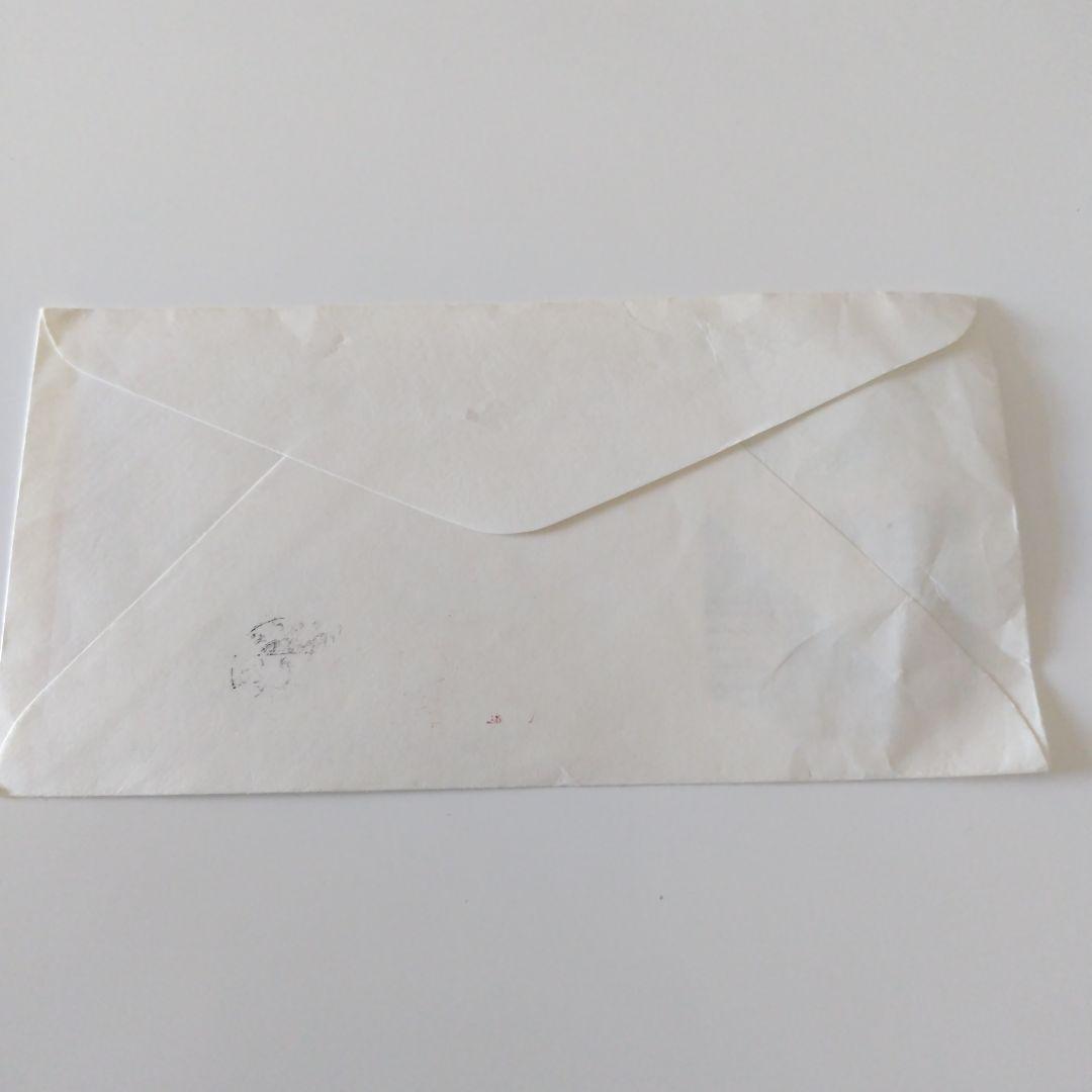 天皇陛下御在位60年記念切手 小型シート 使用済 封筒難あ