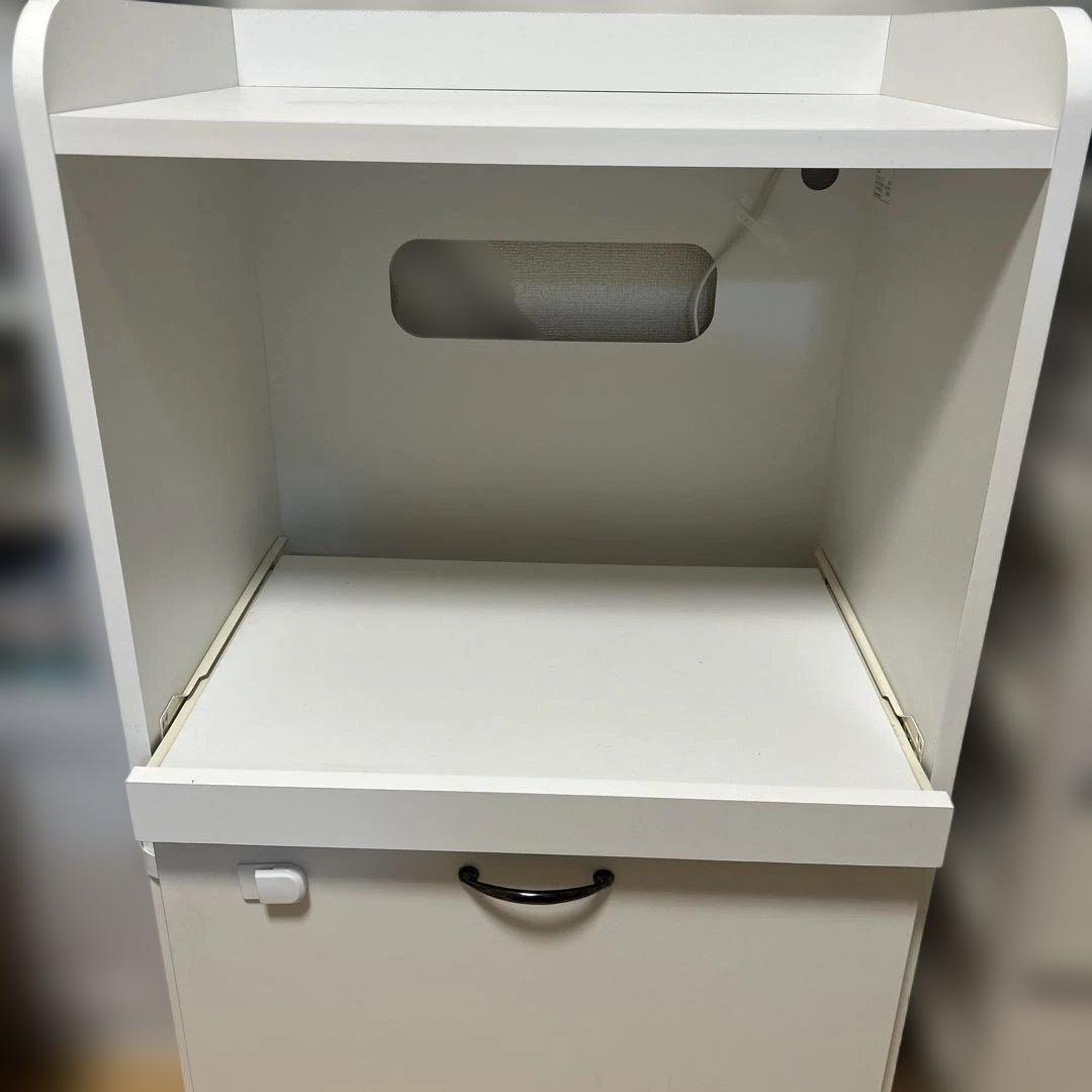 永野家具 レンジボード 白 レンジボード