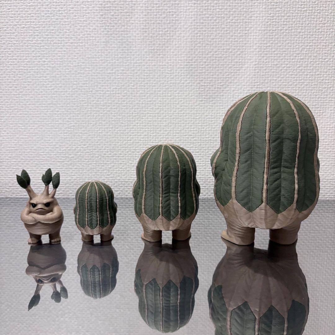 オールドオベサ フィギュア XS,S,L 3点セット 塊根植物 ビザールプランツ