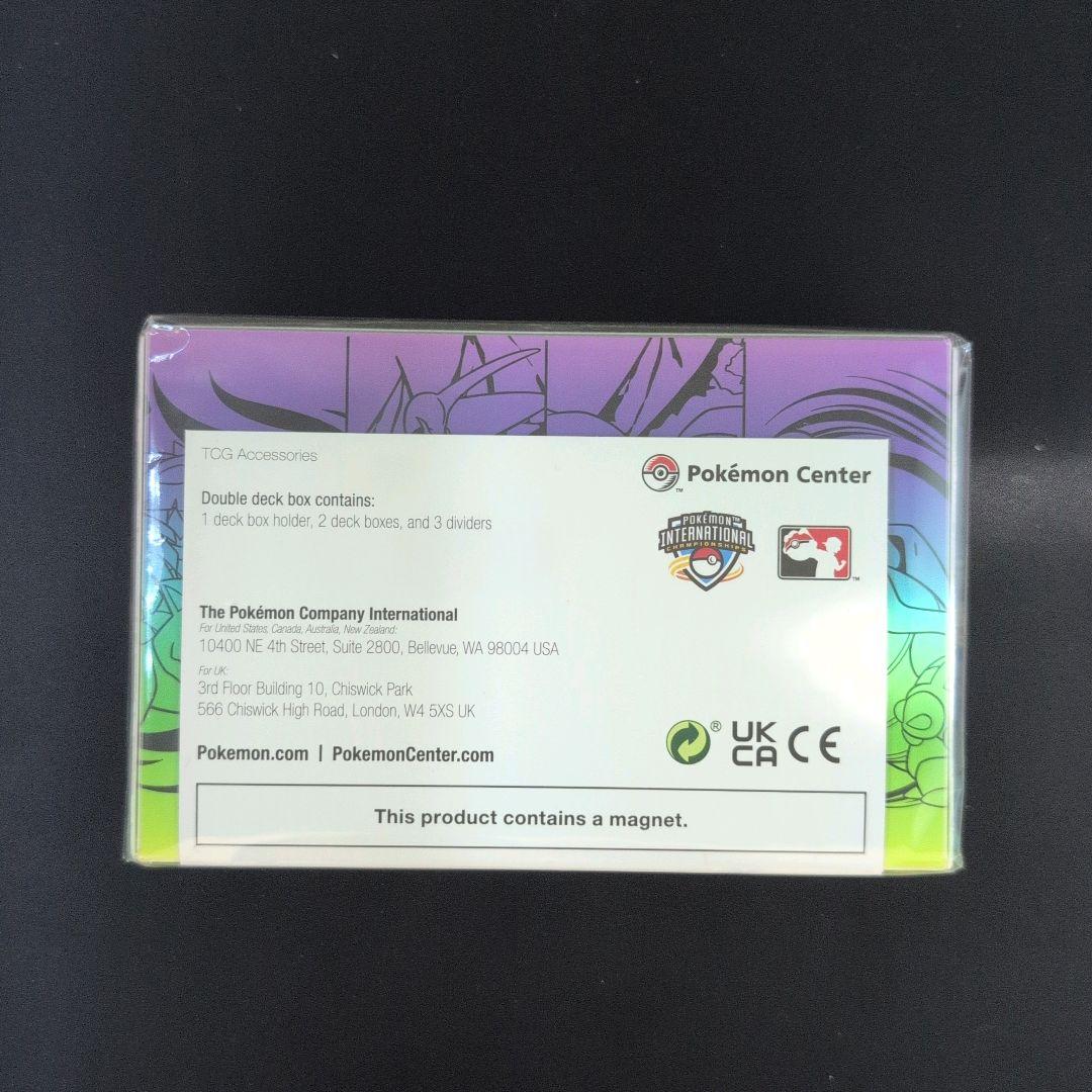 新品】 ロンドン ポケモンセンター限定 ダブルデッキケース メガ御三家