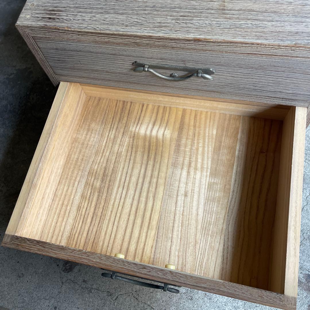 会津松本 手許 ３段 小引き出し 整理箱 抽斗 書類入れ