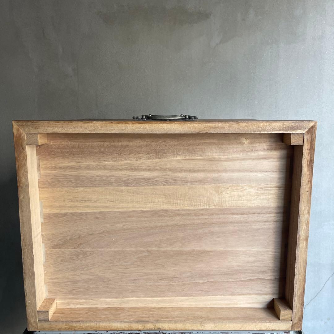 会津松本 手許 ３段 小引き出し 整理箱 抽斗 書類入れ