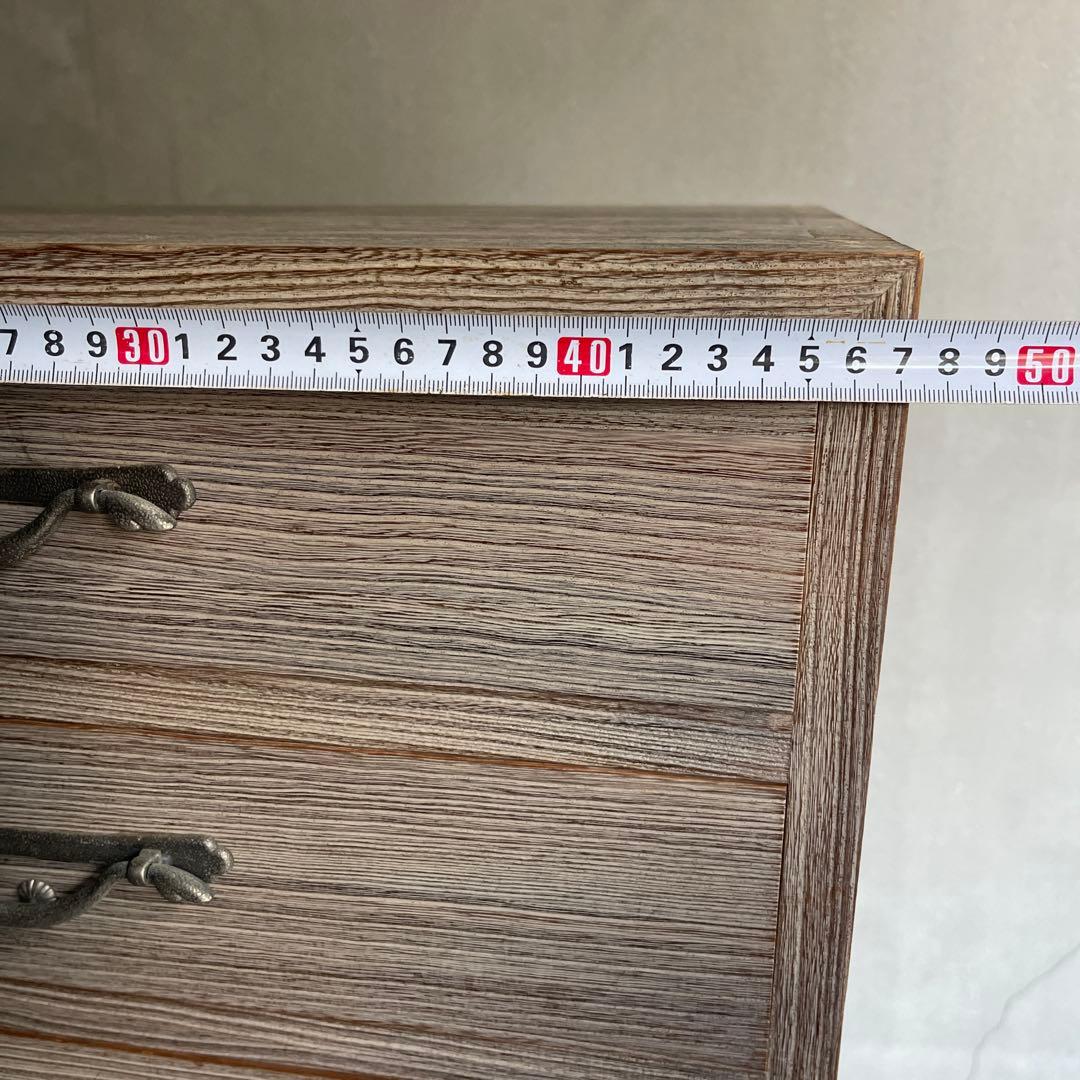 会津松本 手許 ３段 小引き出し 整理箱 抽斗 書類入れ