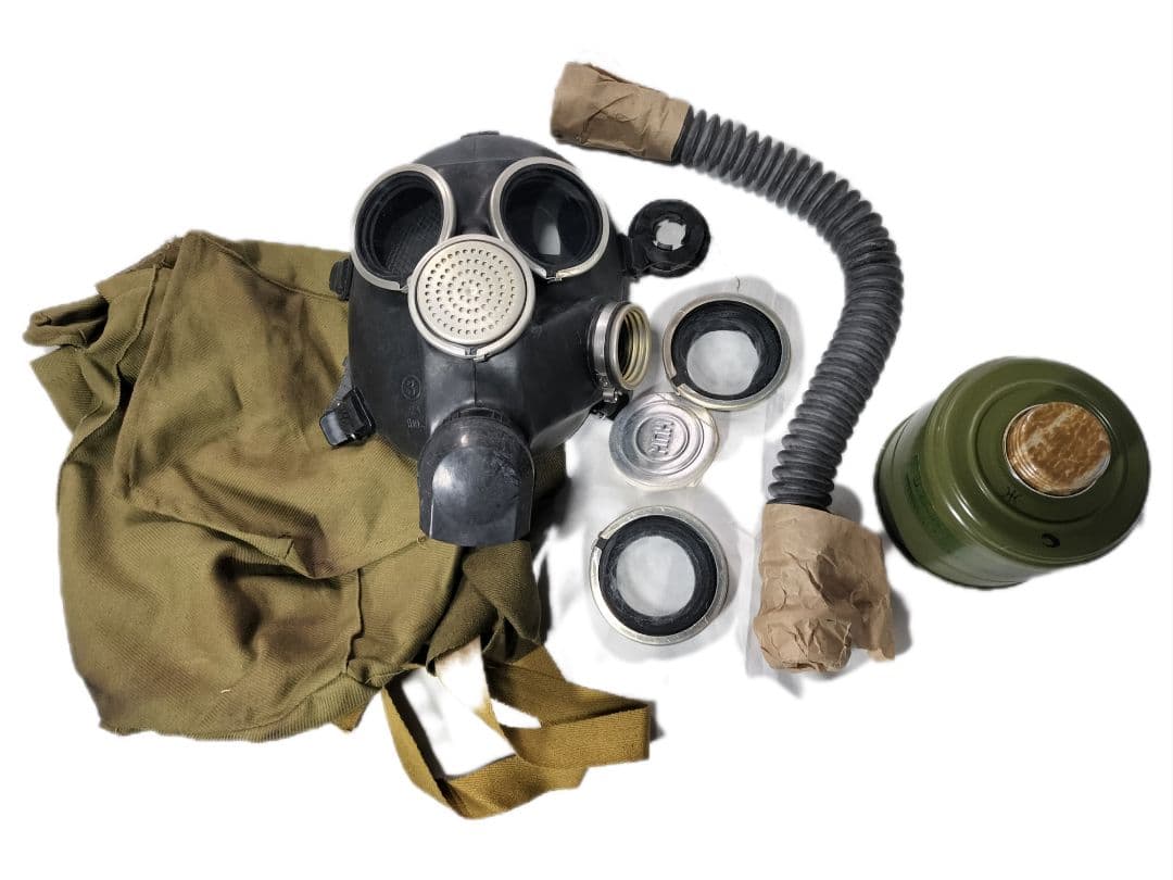 ロシア軍 ソ連 実物 GP-7 VK缶仕様 ガスマスク サイズ3 - メルカリ