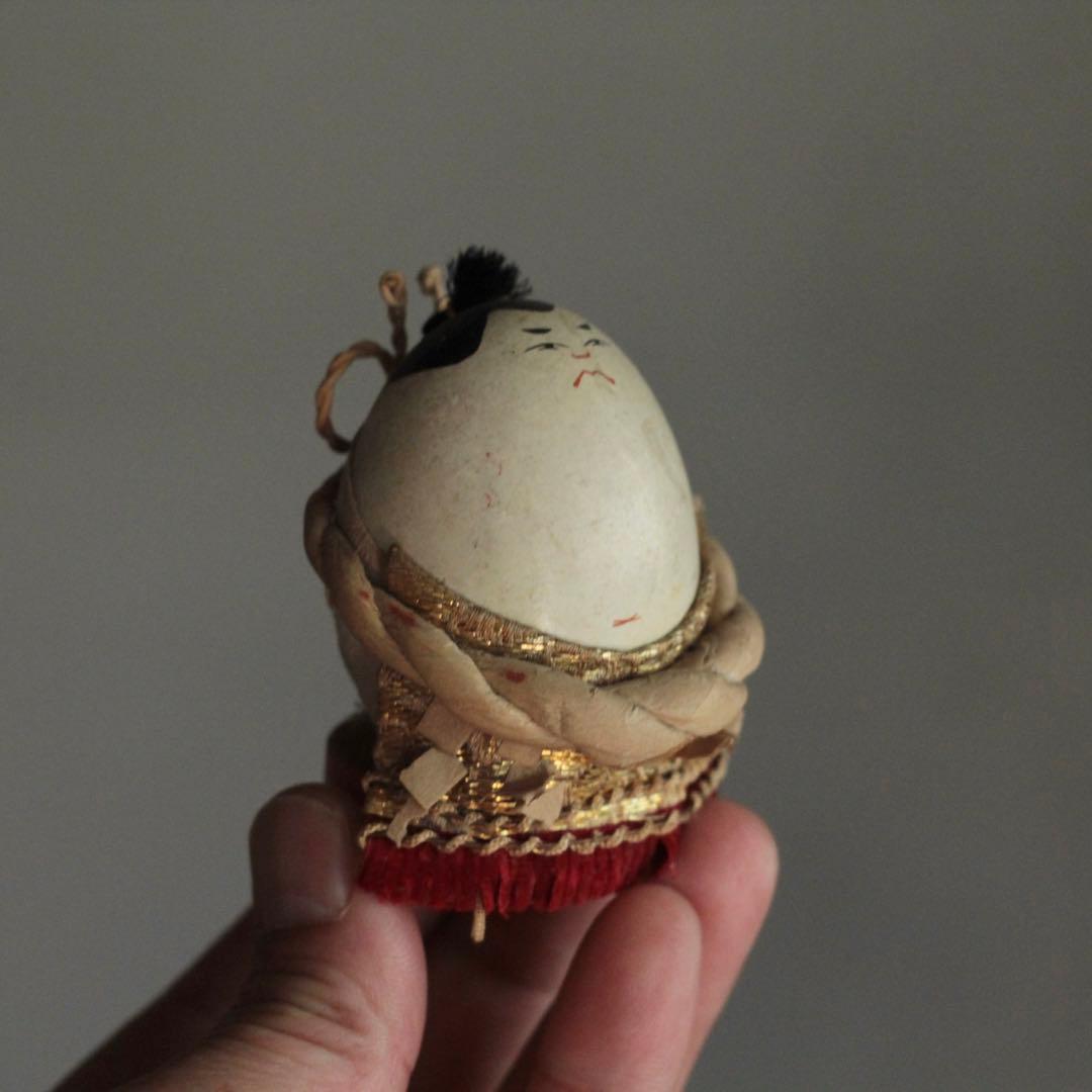 卵人形 お相撲さん 郷土人形 民芸 古道具 アンティーク