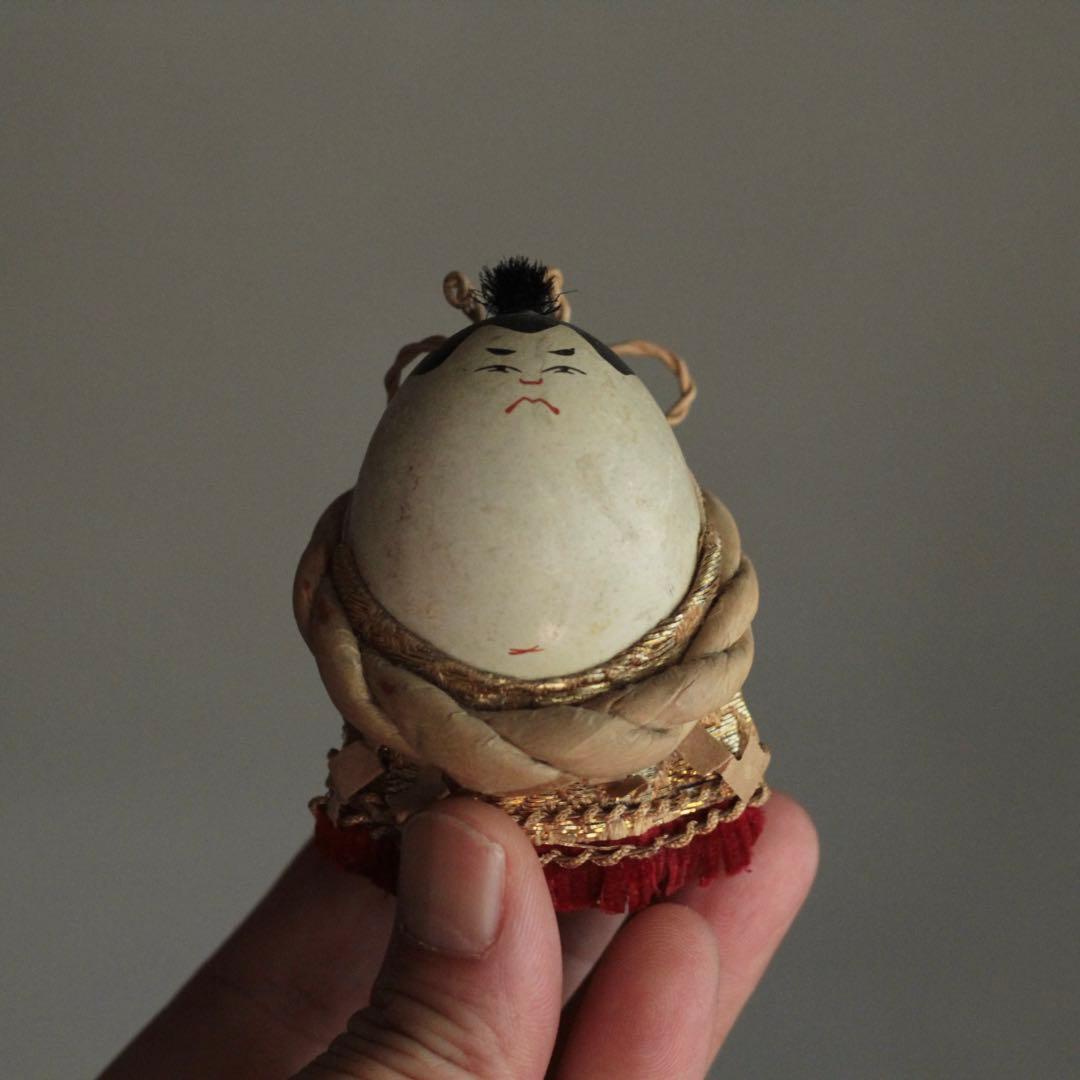 卵人形 お相撲さん 郷土人形 民芸 古道具 アンティーク