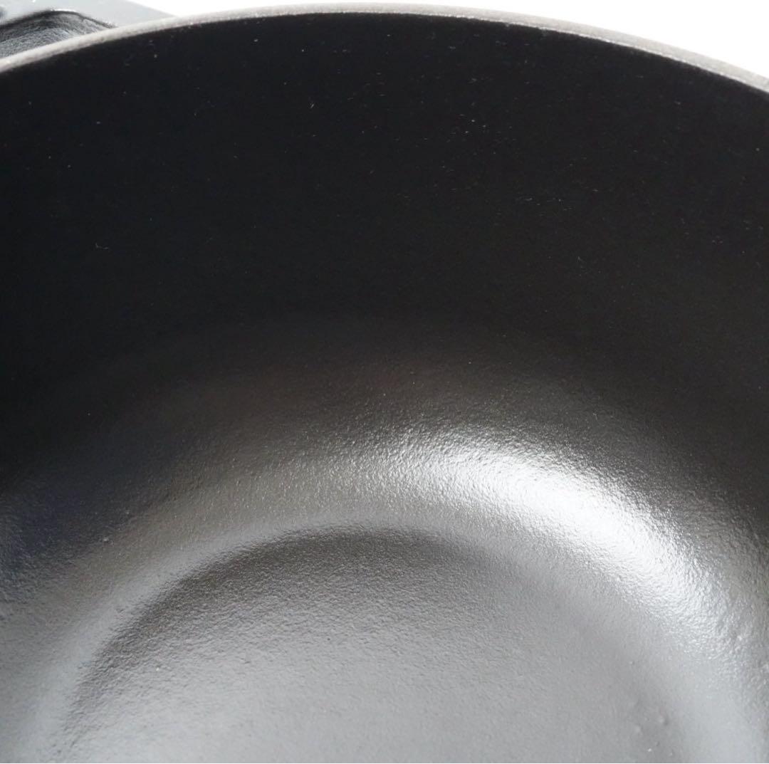 【美品】ストウブ staub Wa-NABE M 18cm ブラック
