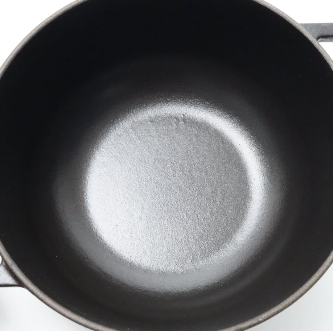 【美品】ストウブ staub Wa-NABE M 18cm ブラック