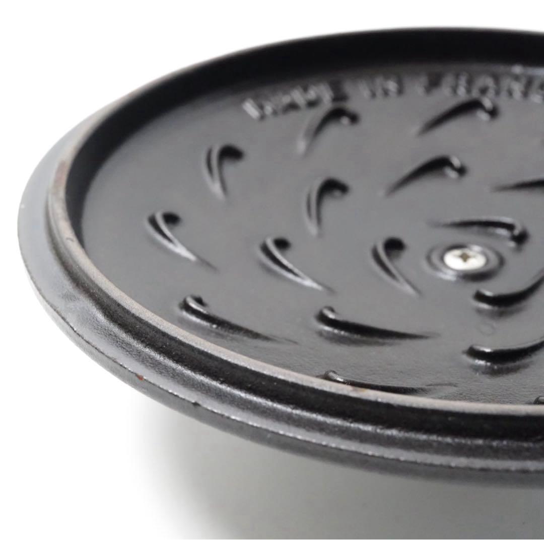 【美品】ストウブ staub Wa-NABE M 18cm ブラック