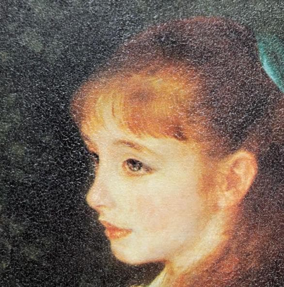 ルノワール 可愛いイレーヌ嬢 銀座トップアート 美術品 複製画 ダン