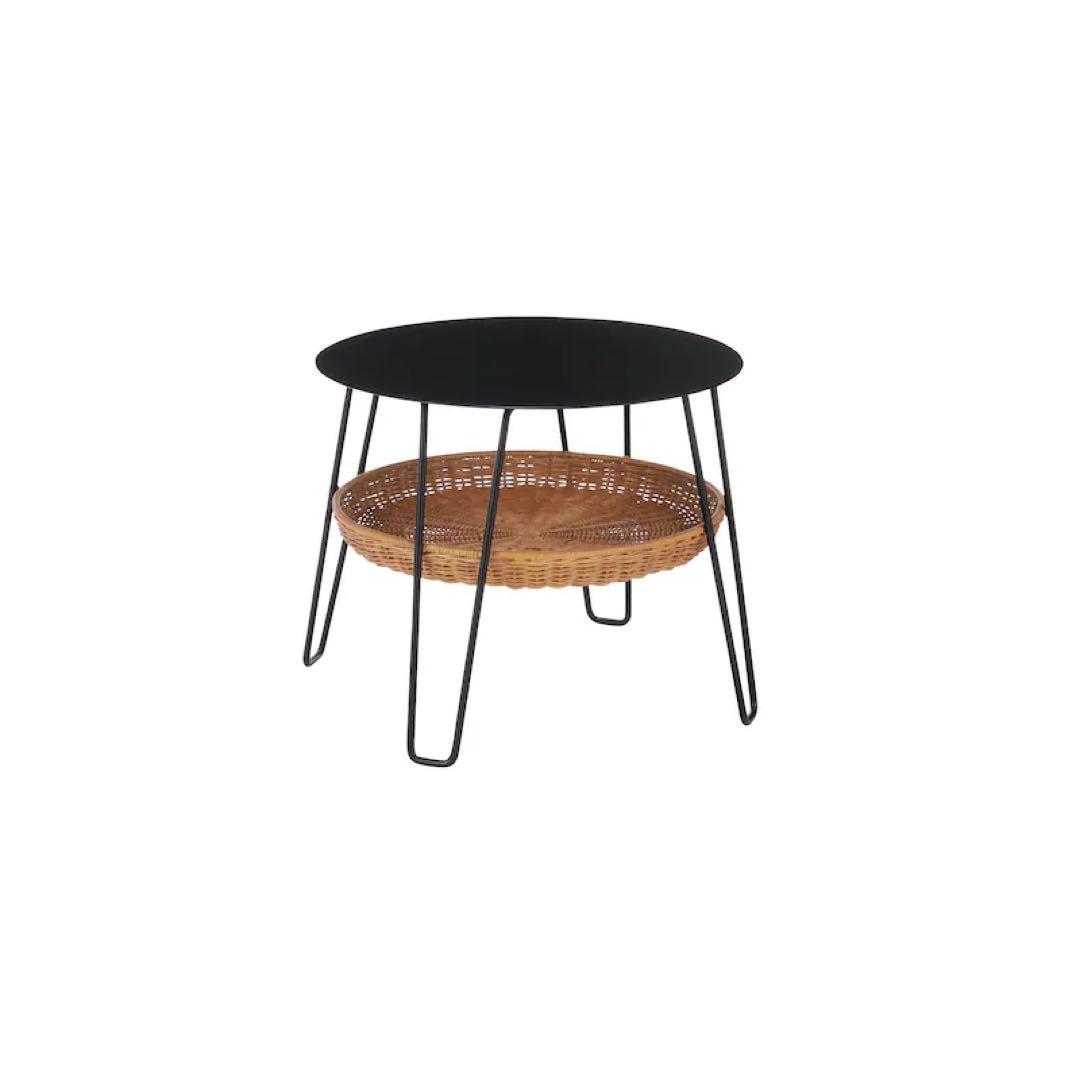 センターテーブル・ローテーブル IDEE WALLABY LOW TABLE ROUND Black