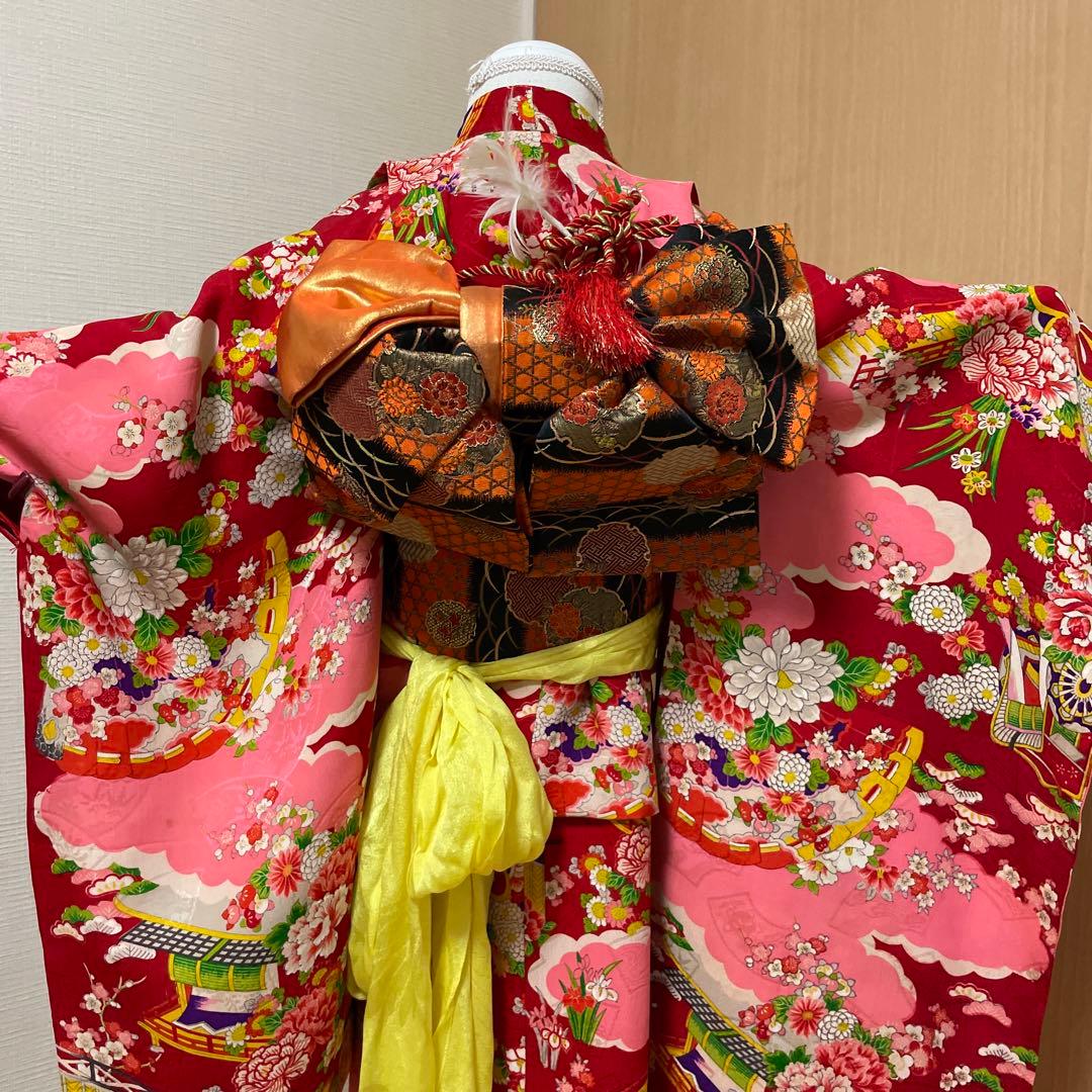 豪華アンティーク着物　七五三着物セット　七五三　3歳5歳7歳着物大正ロマン